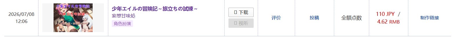少年エイルの冒険記~旅立ちの試練~ver1.2+青年キースの冒険記~パティシエへの道~ PC端 预览图